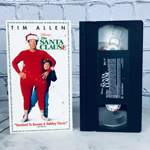 Disney The Santa Clause Vintage VHS Christmas Movie Starting Tim Allen - Picture 2 of 6